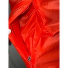Nike Running Women Red Quilted Puffer Vest Full Zip Mock Neck Reflective Medium