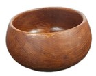 Vintage Goodwood Genuine Teak Wood Bowl Mid Century Modern Hand Turned Thailand