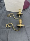 Pair Of Early Virginia Metalcrafters Colonial Williamsburg Brass Sconces Cw16-3
