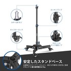 Neewer Heavy-duty Folding Tripod Light Stand  max Height 2 4ft  With Casters Fo_