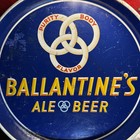 Vintage 1950s Ballantine   s Ale Beer Tray - Mid-century Modern Barware Newark Nj