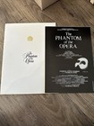 Vintage Phantom Of The Opera 1986 Souvenir Program And Cast Playbill Sheet