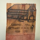 Vtg Campbell Hall - Bethany Beach  Delaware Wooden Shingle Relic 1938 - 2013
