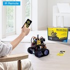 Mini Tank Robot V2 Smart Car Kit For Arduino  Ir Infrared And App Remote Cont   