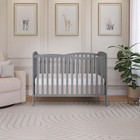 Chelsea 5-in-1 Convertible Full-size Baby Crib In Steel Grey