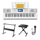 Donner Dek-610s 61 Key Electronic Keyboard With Stool Stand 249 Tones 300 Rhythm