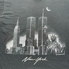 Vintage 1992 New York City Skyline Statue Of Liberty Souvenir T-shirt Usa - Xl
