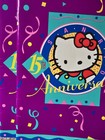 Two Rare Vintage Hello Kitty Sanrio 15th Anniversary Notebooks Unused