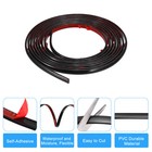 8ft X 0 39inch Flexible Molding Trim Self Adhesive  bright Black 