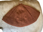 Vintage Girl Scout  Brownie Beanie Hat With Pins