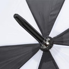 60 Inch Large Golf Rain Umbrella In Black And White For Golf Bag