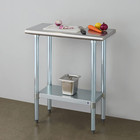 Stainless Steel Commercial Kitchen Prep Table 14x30 Inches - Durable   Versatile