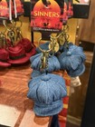 Halloween Horror Nights Sinners Smokestack Twins Keychain  Red Or Blue