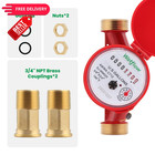 Watflow Dn20 Water Meter 3 4  Npt  Gallon Flow 3 4  gal sj w o Pulse