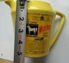 Vintage White Horse Blended Scotch Whisky Glasgow London Pitcher Decanter Yellow
