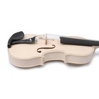 Unfinished 5 String 4 4 Violin White Violin Ebony Fittings Maple Spruce Wood
