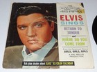  2  Vintage Elvis Presley 45rpm Picture Sleeves - Return To Sender little Sister
