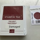 Stampin Up Ink Pad Merry Merlot Retired 2022 Current Case Design As Is Flaw