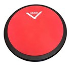 Vater Single-sided Red Rubber Practice Pad 6 In   Diameter Open Box