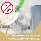 4 Gallon Clear Trash-bag Small Garbage-bags-bathroom- Unscented Kitchen Plastic-