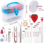 Beading Needles Kit  Big Eye Beading Needles   Elastic String For Jewelry Making