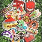 100 Skate Brand Vinyl Stickers For Hydro Flask Laptop Suitcase Skateboard Guitar