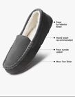 Women Moccasin Loafers Faux Fur Lined Warm Indoor Outdoor Slippers Size 5