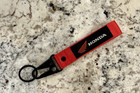 New Red Honda Hrc Racing Double Sided Car Cbr Motorcycle Keychain - Us Seller