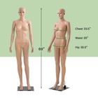 Full Body Female Mannequin Torso Dress Form Realistic Display W tripod Stand