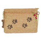 Mary Frances Doxie Dachshund Dog Beaded Mini Crossbody Bag