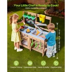 Uimoso Outdoor Mud Kitchen For Kids With Sink  Tank  And Gardening Tools