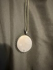 925 Sterling Silver Tree Of Life Round Charm Pendant Necklace Curb Link Chain