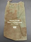 Lot 6 Vintage Bank Bags Currency Money Coin Fed Reserve Size C  Mo  Tx  Ia  Ar 