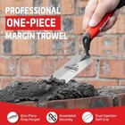 Goldblatt Red Margin Trowel 6  X 2  Upgraded Ground Blade One-piece Forging Tool