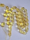       natural Baltic Amber Islamic Prayer 33 Beads Misbaha Tasbih Rosary 73g    