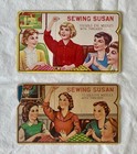 2 Vintage Sewing Susan Gold Eye Nickle Rust Proo Hand Needle Books 100 4 Charity