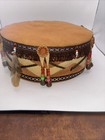 Native American Style Shaman Drum Replica Round Decorative