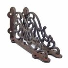 2 Small Shelf Brackets Scrolls Cast Iron Brace Antique Style 5 1 4 X 3 1 4 Inch
