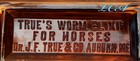 Rare Large Amber Antique Veterinary Medicine Bottle Worm Elixir For Horse