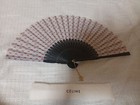 Celine Fan Charm With Pouch Included Luxury Accessory Vintage Authentic