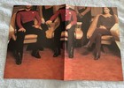 Star Trek The Next Generation Double Sided Tv Poster Picard   Bridge Cast