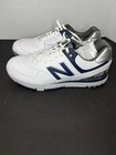 New Balance 574 Sl Spikeless Golf Shoes White Navy Nbg574