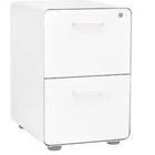 Poppin 2-drawer Vertical File Cabinet    Lockable  24 h X 15 75 