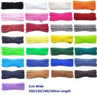Fat Shoelaces Flat Wide 1cm 2cm 120 140 160cm Color Boot Shoe Laces Sneakers