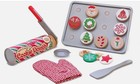 New Melissa   Doug Slice And Bake Wooden Christmas Cookie Pretend Play Food Set