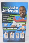 Justin Jefferson Cinnamon Toast Crunch Limited Ed Nfl Box Cereal Celebrations