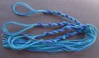 Tzitzit Fringes  4pc Royal Blue   Turquoise    100  Mercerized Cotton 