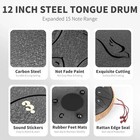 Steel Tongue Drum 15 Notes 14 Inch D-key Panda Balmy Drum Percussion Instrument