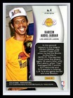 2019-20 Panini Prizm  4 Kareem Abdul-jabbar Nba Finalists Green Prizm Lakers Hof