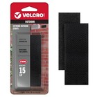 Velcro Heavy Duty Fasteners 15lb Hold Black 4x2 Strips Outdoor Industrial Streng
